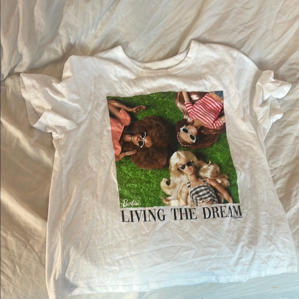 Barbie White Graphic T-Shirt